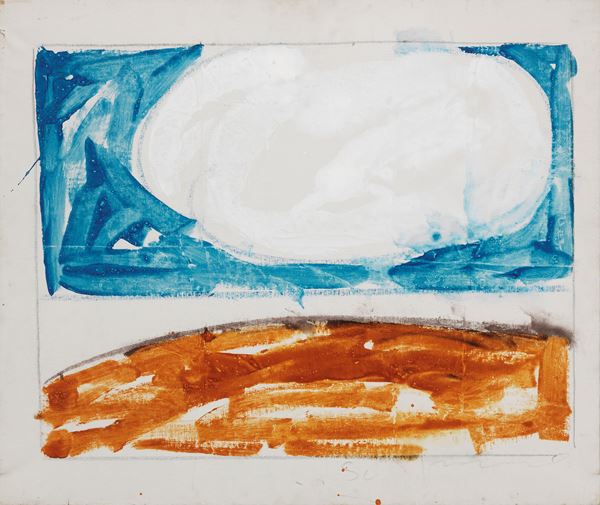 Mario Schifano : Senza titolo  (1974-76)  - Smalto su tela - Auction Contemporary Art - Casa d'aste Farsettiarte