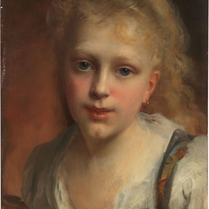 Désiré Honoré Berard - Ritratto di Giovinetta