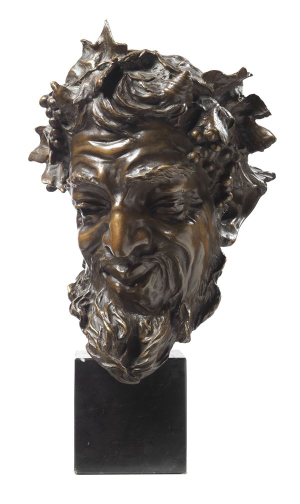 Vincenzo Gemito : Testa di satiro  - Scultura in bronzo - Auction XIX and XX Century Paintings and Sculptures - Casa d'aste Farsettiarte