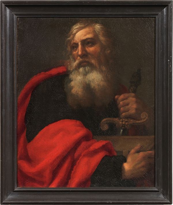 Alessandro Rosi : San Paolo  - Olio su tela - Auction Important Old Masters Paintings and Furnitures - Casa d'aste Farsettiarte