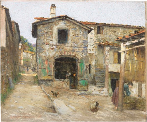 Adolfo Tommasi - Case di Matraia. Lucca