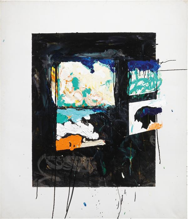 Mario Schifano : Senza titolo  (1992)  - Smalto e acrilico su tela - Auction Contemporary Art - Casa d'aste Farsettiarte