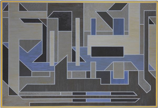 Victor Vasarely : Gris-2  (1948-62)  - Olio su tela - Auction Contemporary Art - Casa d'aste Farsettiarte