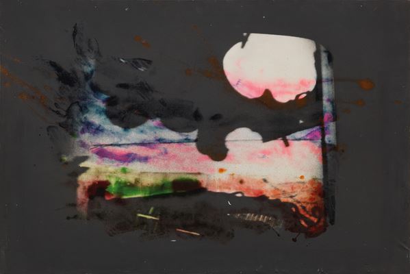 Mario Schifano : Senza titolo  ((1973 ca.))  - Smalto su tela emulsionata - Asta Arte Contemporanea - Casa d'aste Farsettiarte