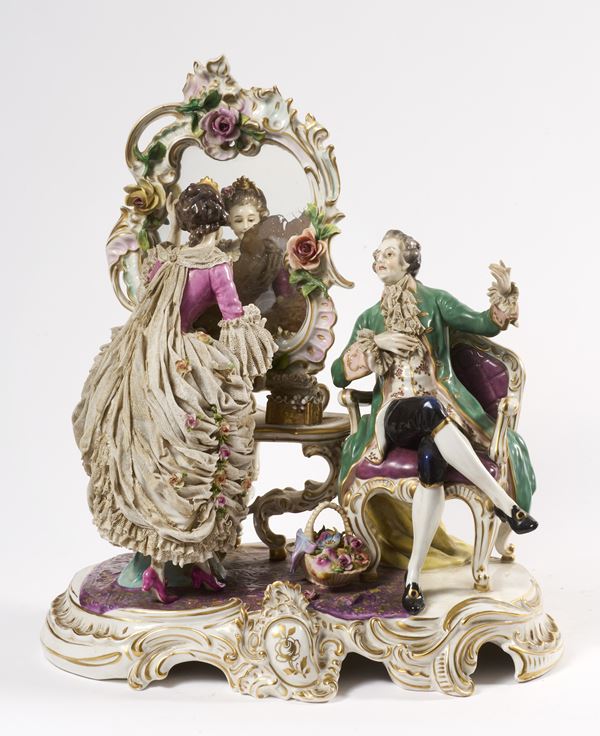 Capodimonte scultura in porcellana  - Auction Parade III - XIX and XX Century Paintings and Sculptures - Casa d'aste Farsettiarte
