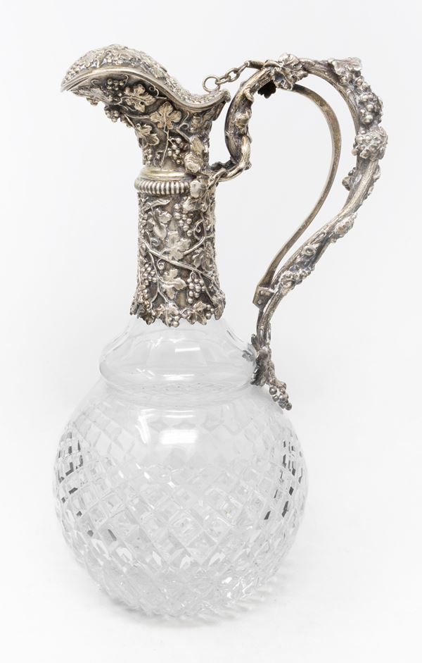 Brocca in vetro e argento  - Auction PARADE IV - L'Arte della Tavola - Casa d'aste Farsettiarte