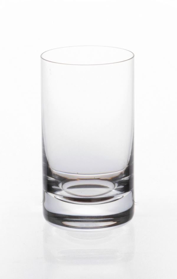 Dodici bicchieri da bibita in cristallo trasparente Baccarat  - Asta L'Arte della Tavola - Casa d'aste Farsettiarte