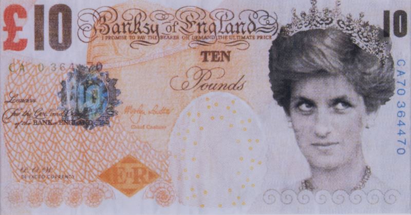 DI-faced Tenners (banksy Of England)