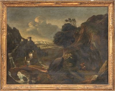 Paesaggio con Eremita