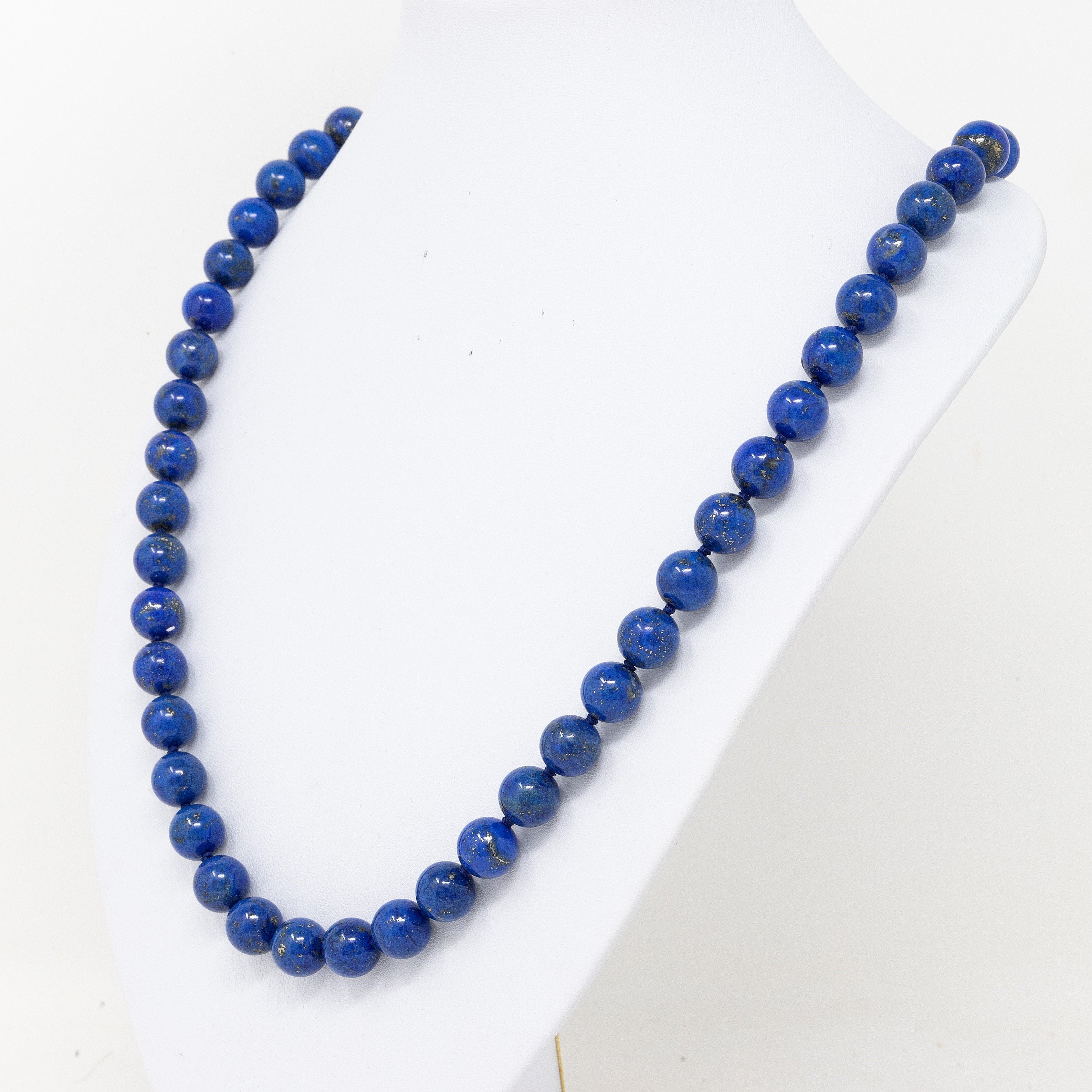 Collana e Orecchini in Oro Giallo e Lapislazzuli