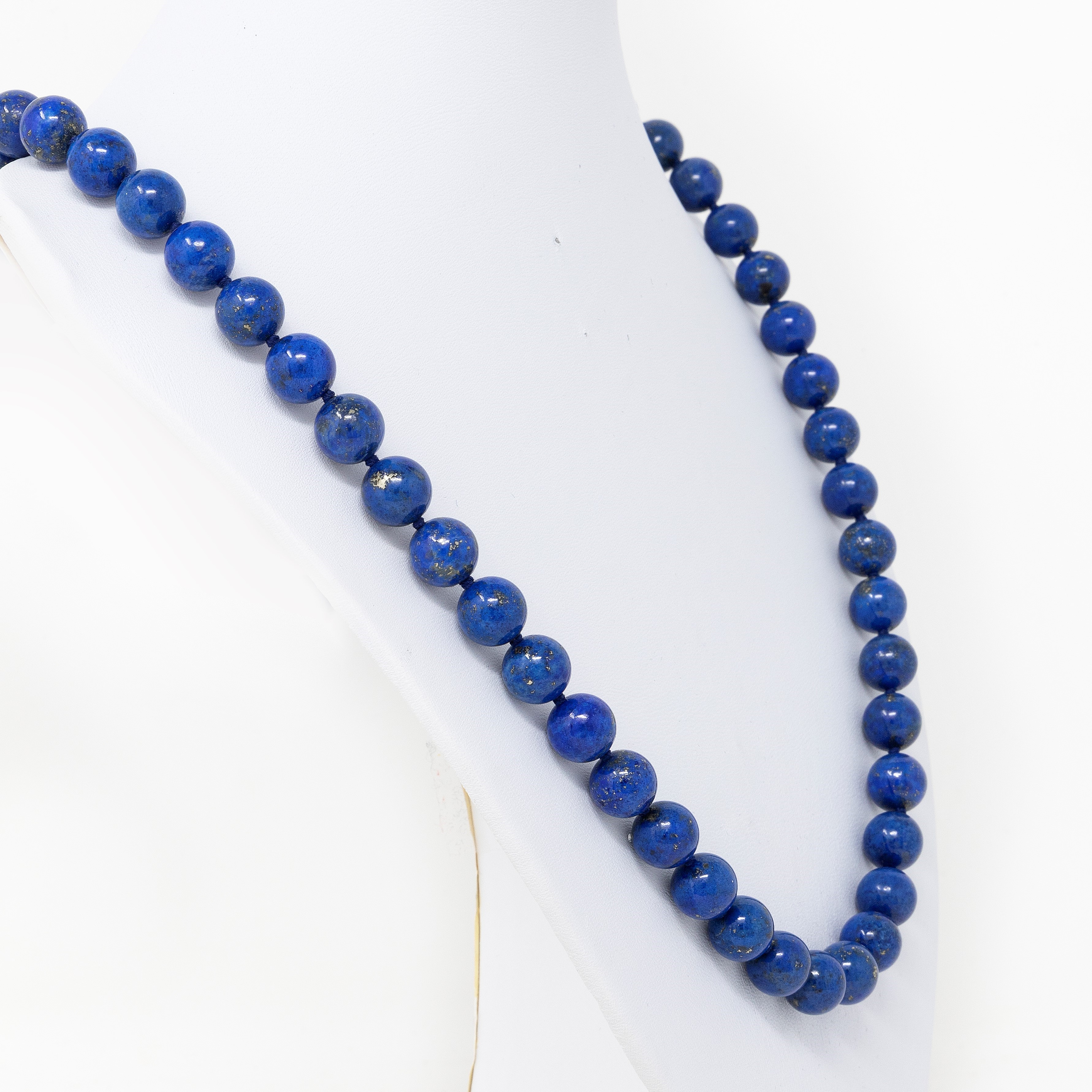 Collana e Orecchini in Oro Giallo e Lapislazzuli