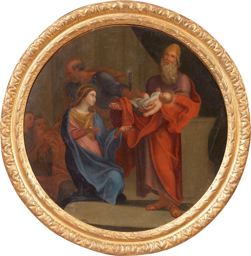 Scuola Genovese del XVII Secolo - Presentazione al Tempio