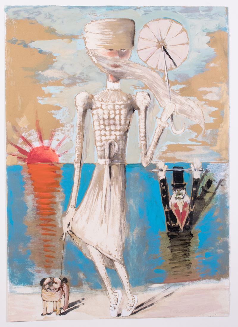 Sergio Vacchi - Tre Figure