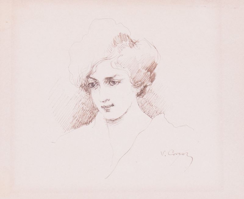 Vittorio Corcos - Ritratto di Signora