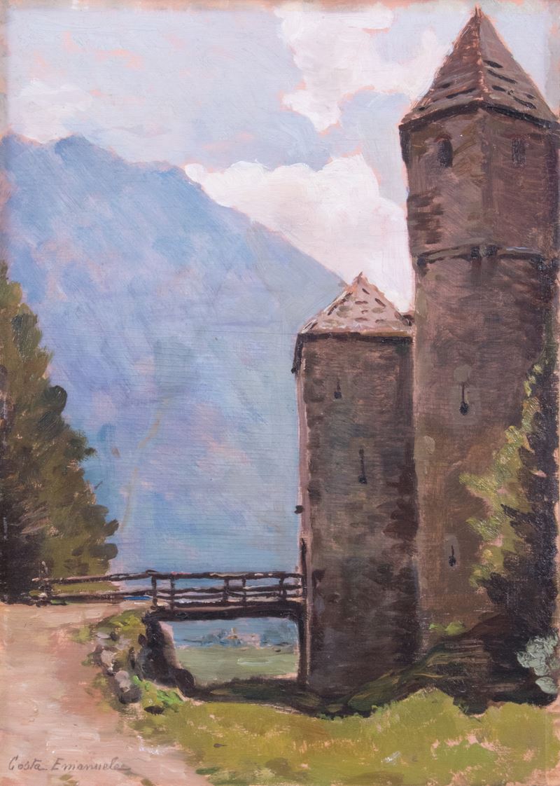 Emanuele Costa - Castello con Ponte