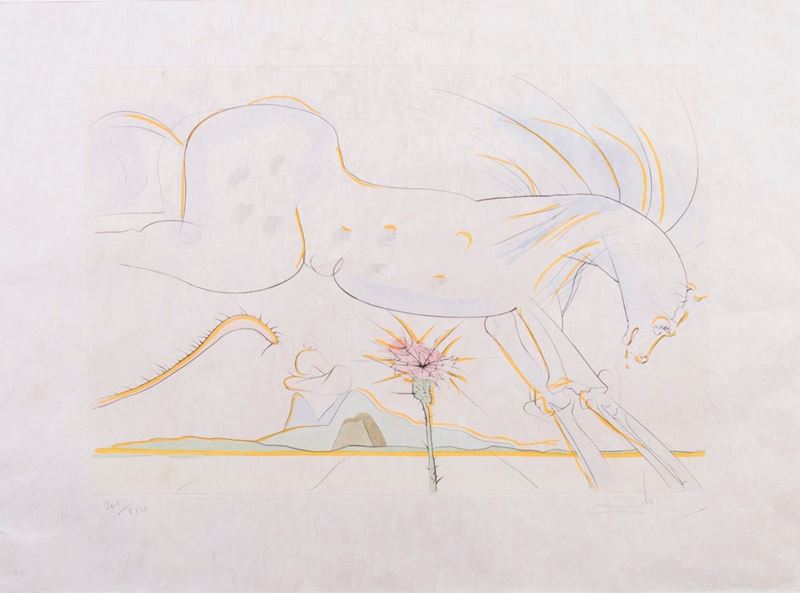 Salvador Dalí - The Horse And The Wolf