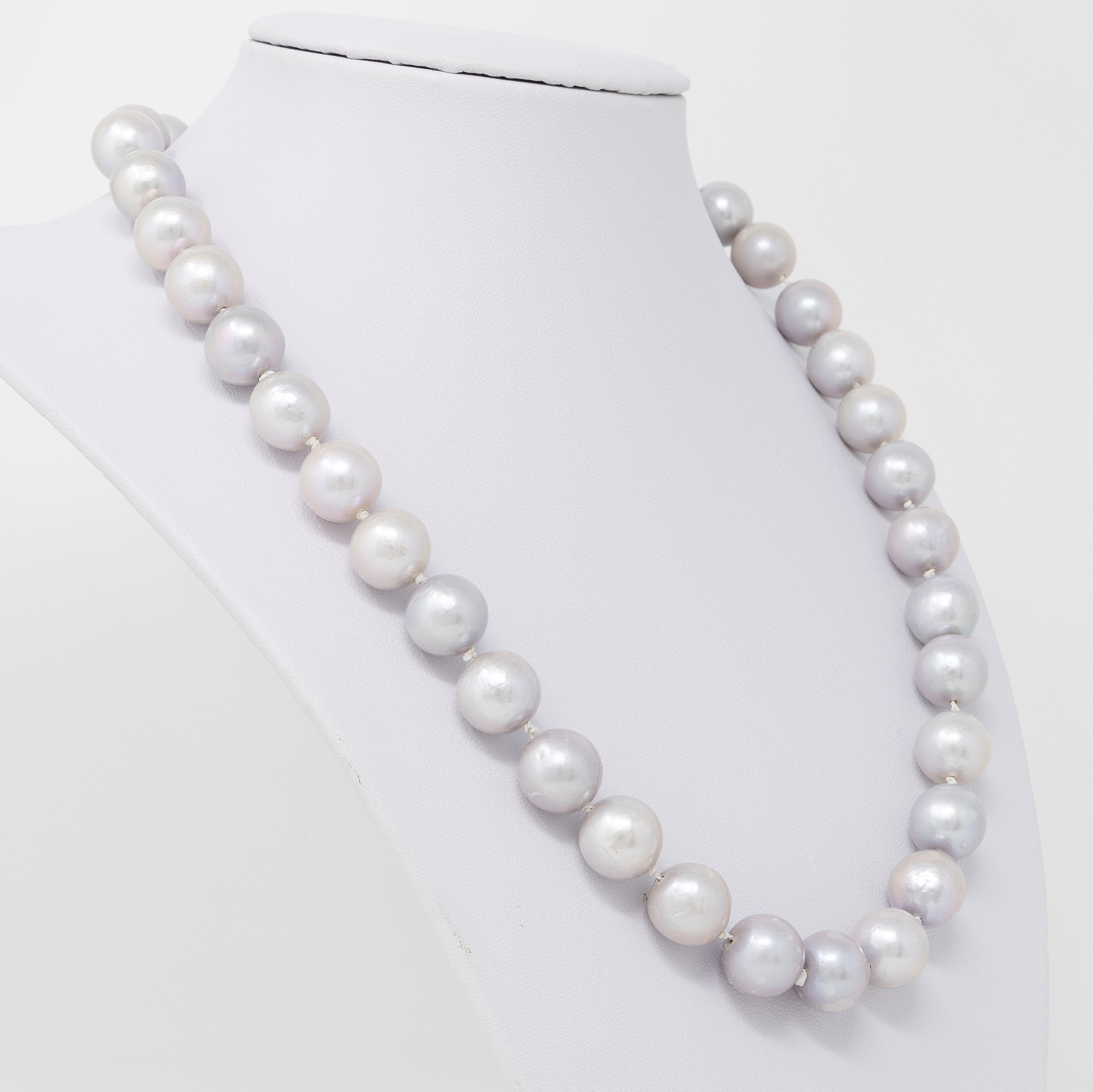 Collana di Perle di Fiume Grigie