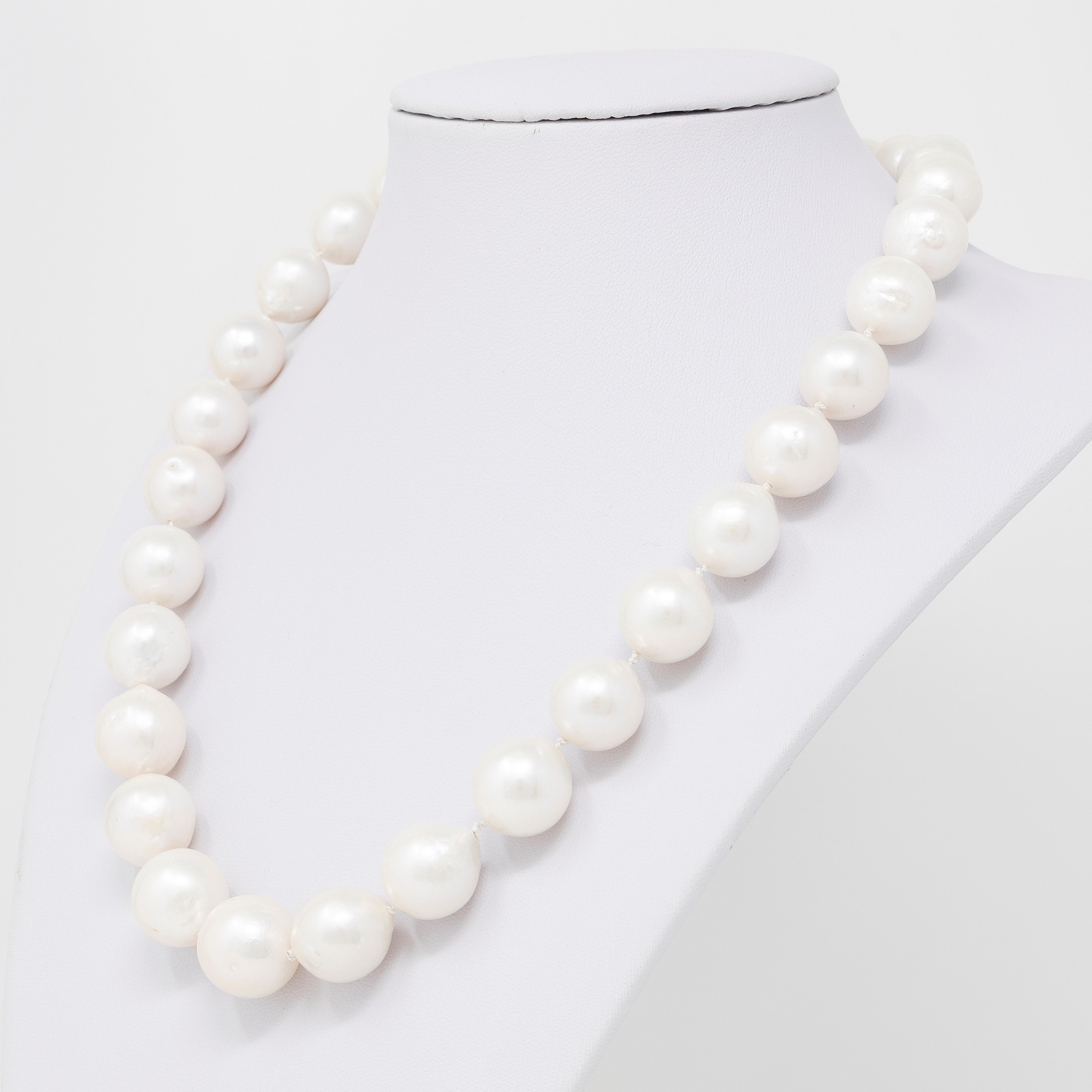 Collana di Perle di Fiume Grigie