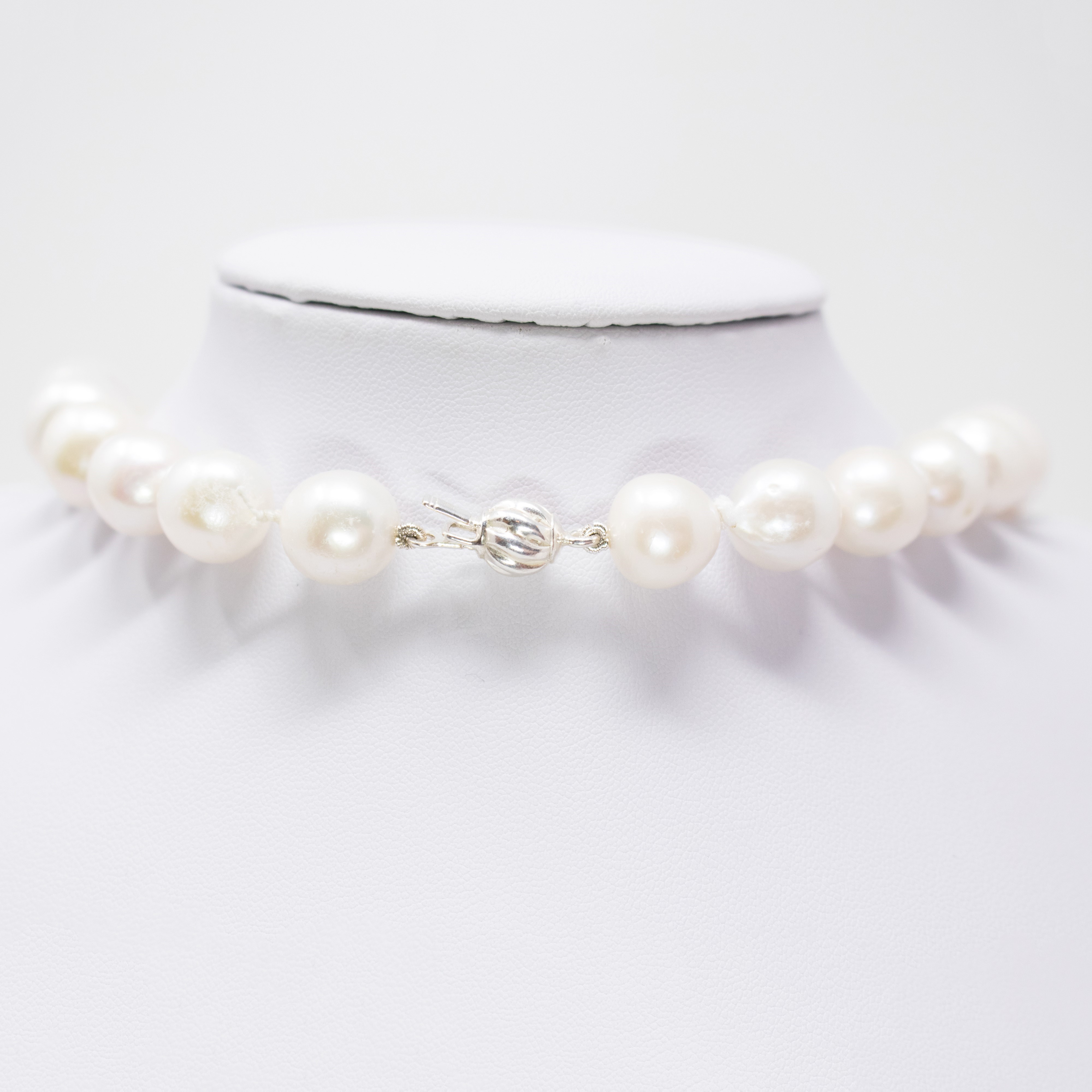 Collana di Perle di Fiume Grigie