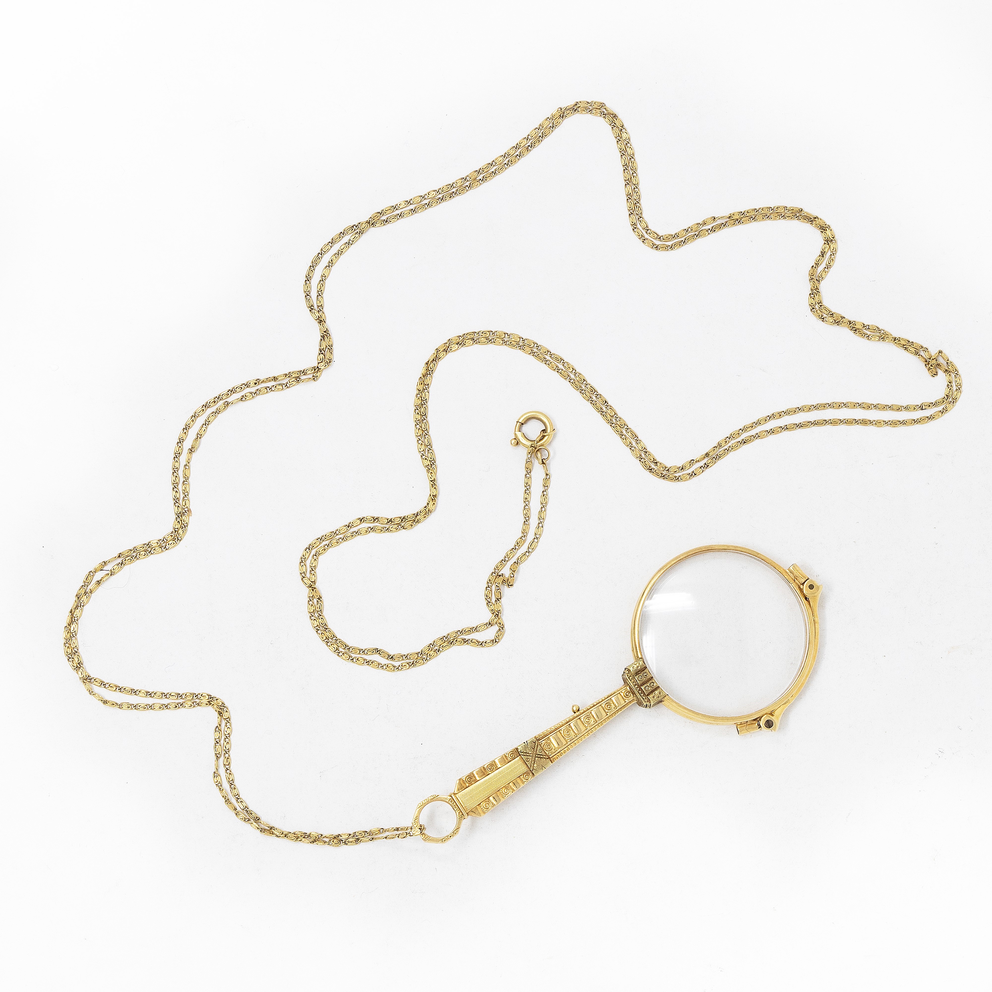Antica Lorgnette in Oro Giallo