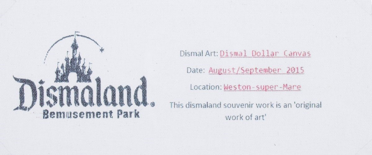Banksy - Dismal Dollar Canvas