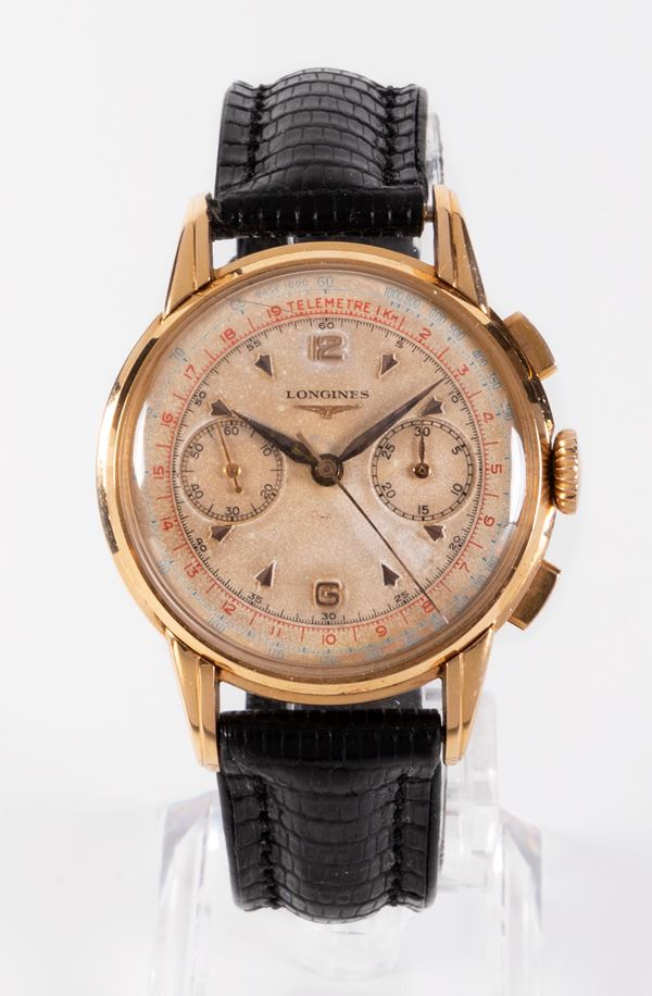 Longines Cronografo orologio da polso, anni Cinquanta