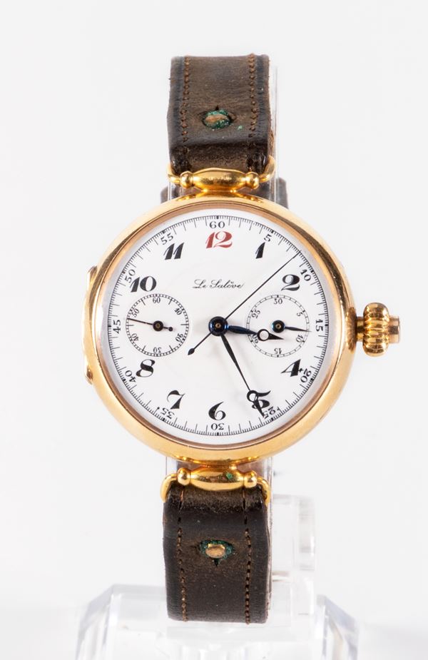 Le Saleve Cronografo orologio da polso, anni Trenta