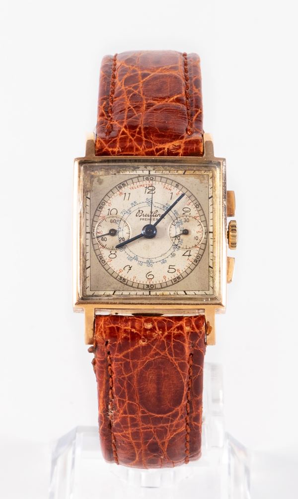 Breitling Cronografo Cioccolatino orologio da polso, anni Cinquanta