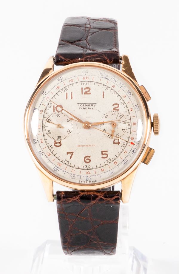 Tolmery Cronografo orologio da polso, anni Cinquanta