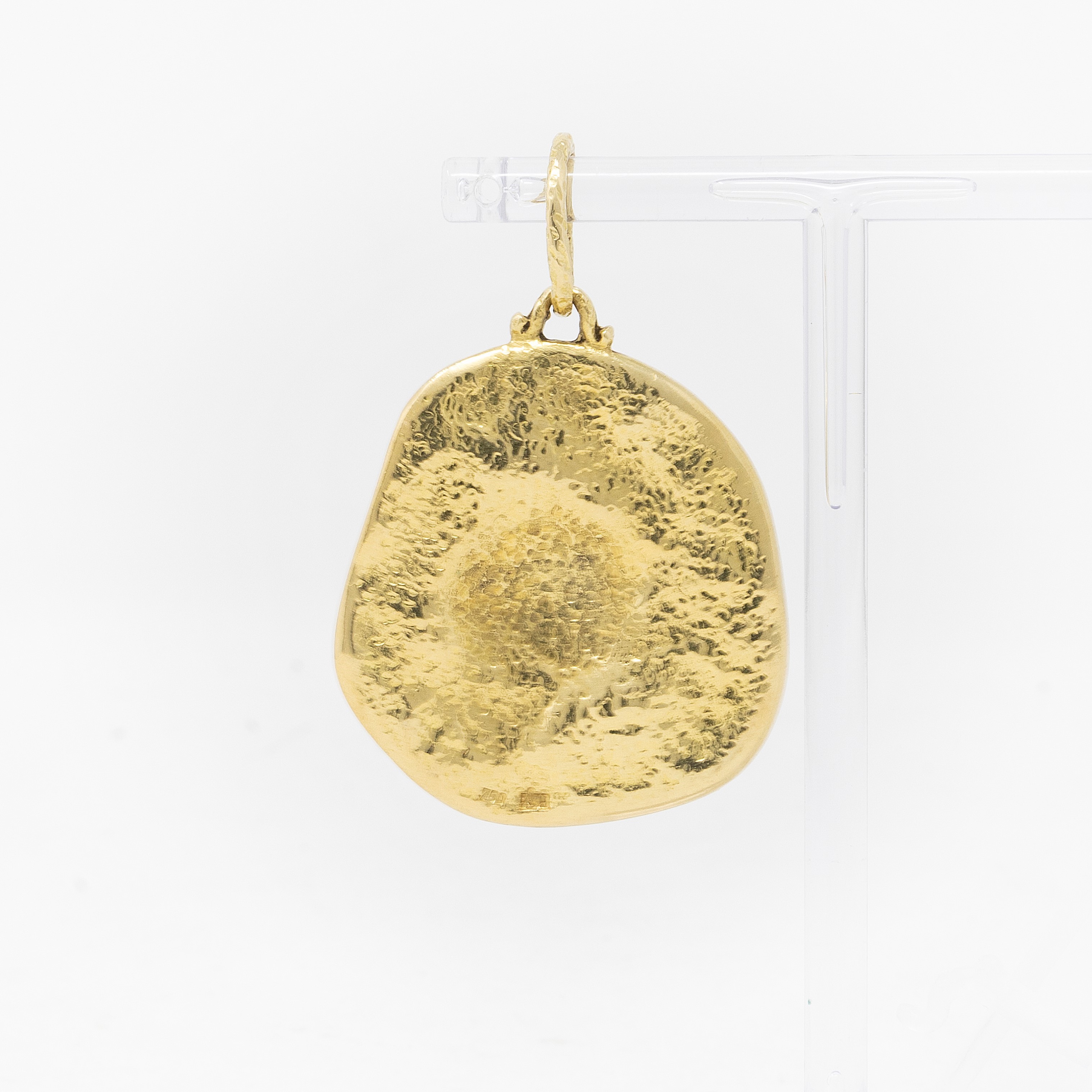 Favilli, Pendente con il Segno Zodiacale del Cancro in Oro Giallo Satinato