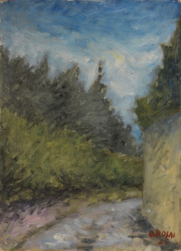 Ottone Rosai - Strada di campagna