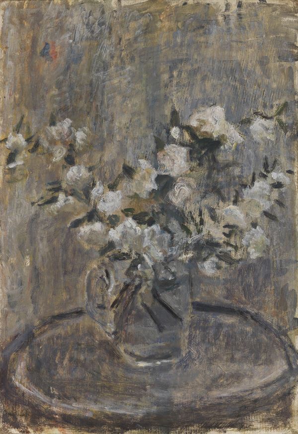 Mario Marcucci : Vaso di fiori  (1945)  - Tempera su cartone - Auction XIX and XX Century Paintings and Sculptures - Casa d'aste Farsettiarte