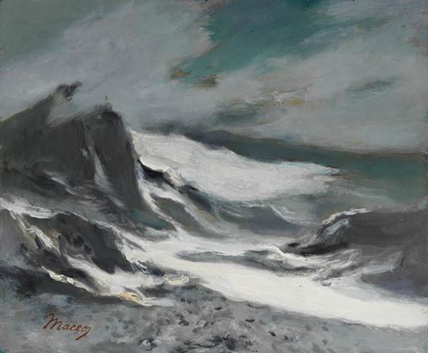 Maceo Casadei - Tempesta sul Monte Bianco