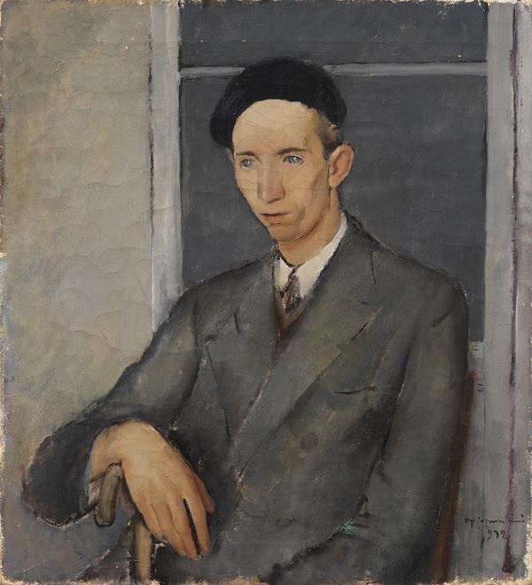Ugo Capocchini : Ritratto di Mario Di Prete  (1932)  - Olio su tela - Auction XIX and XX Century Paintings and Sculptures - Casa d'aste Farsettiarte