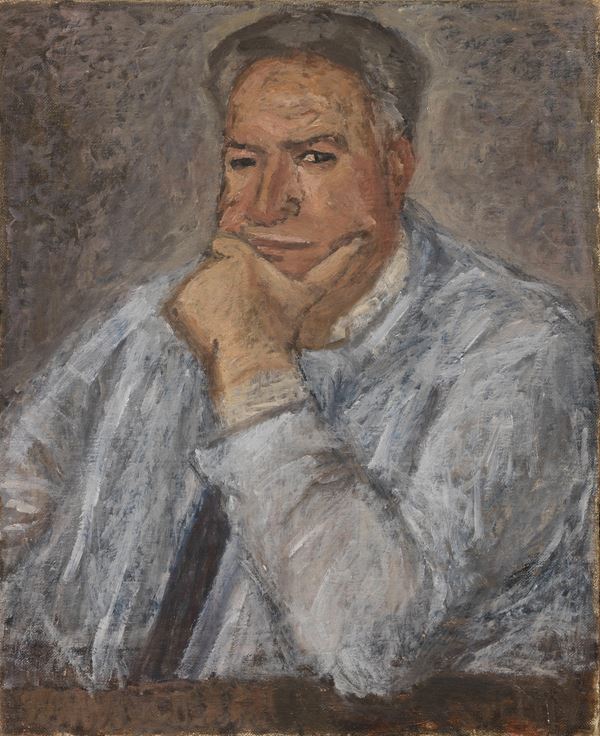 Mario Marcucci : Ritratto di Bruno Innocenti  - Olio su tela - Auction XIX and XX Century Paintings and Sculptures - Casa d'aste Farsettiarte