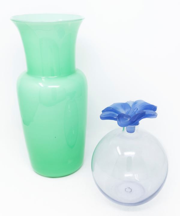 Due vasi in vetro di Murano Nason & C.  - Asta L'Arte della Tavola - Casa d'aste Farsettiarte