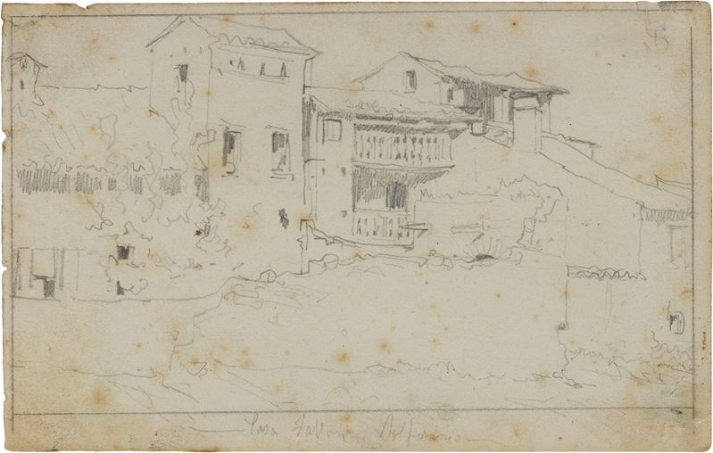 Telemaco Signorini - Casa Fattori a Solferino