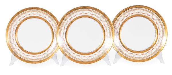 Undici piatti da dolce in porcellana Tiffany  - Auction PARADE IV - L'Arte della Tavola - Casa d'aste Farsettiarte