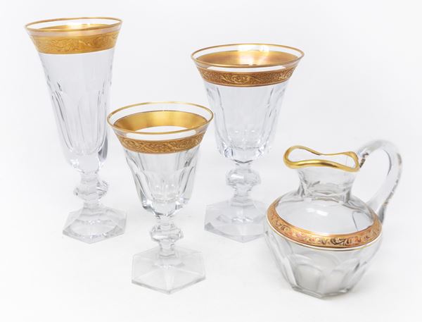 Servizio di bicchieri in vetro  - Auction PARADE IV - L'Arte della Tavola - Casa d'aste Farsettiarte