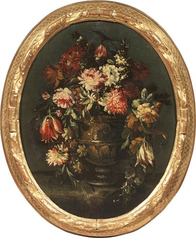 Due Opere Raffiguranti «vaso di Fiori»