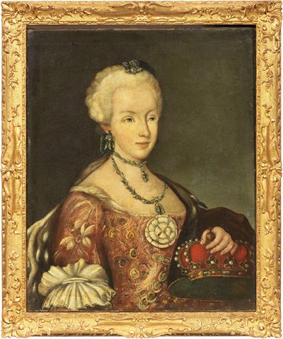 «ritratto di Principessa Asburgica» e «ritratto di Principe Asburgico»