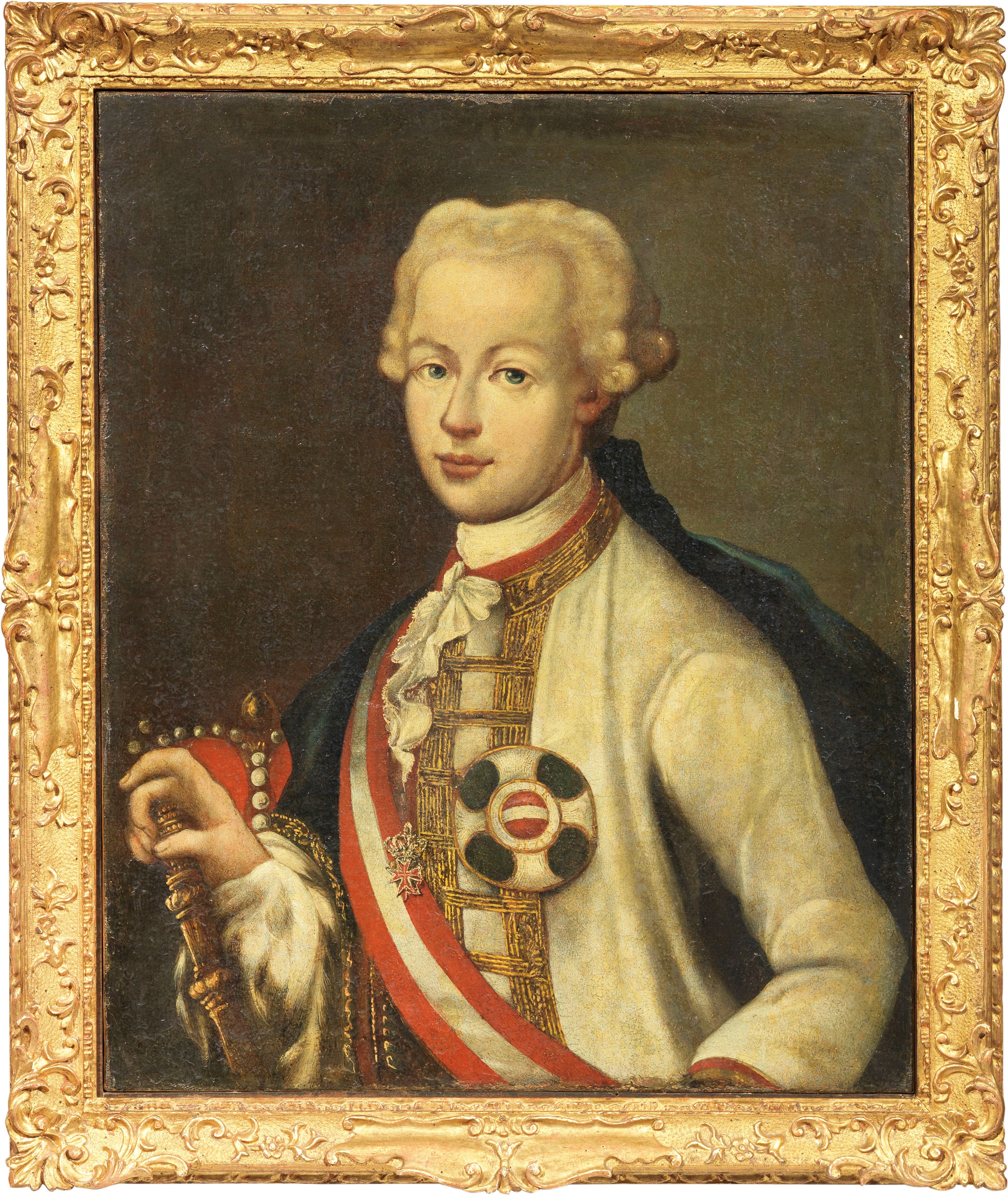 Scuola Austriaca del XVIII Secolo - «ritratto di Principessa Asburgica» e «ritratto di Principe A...