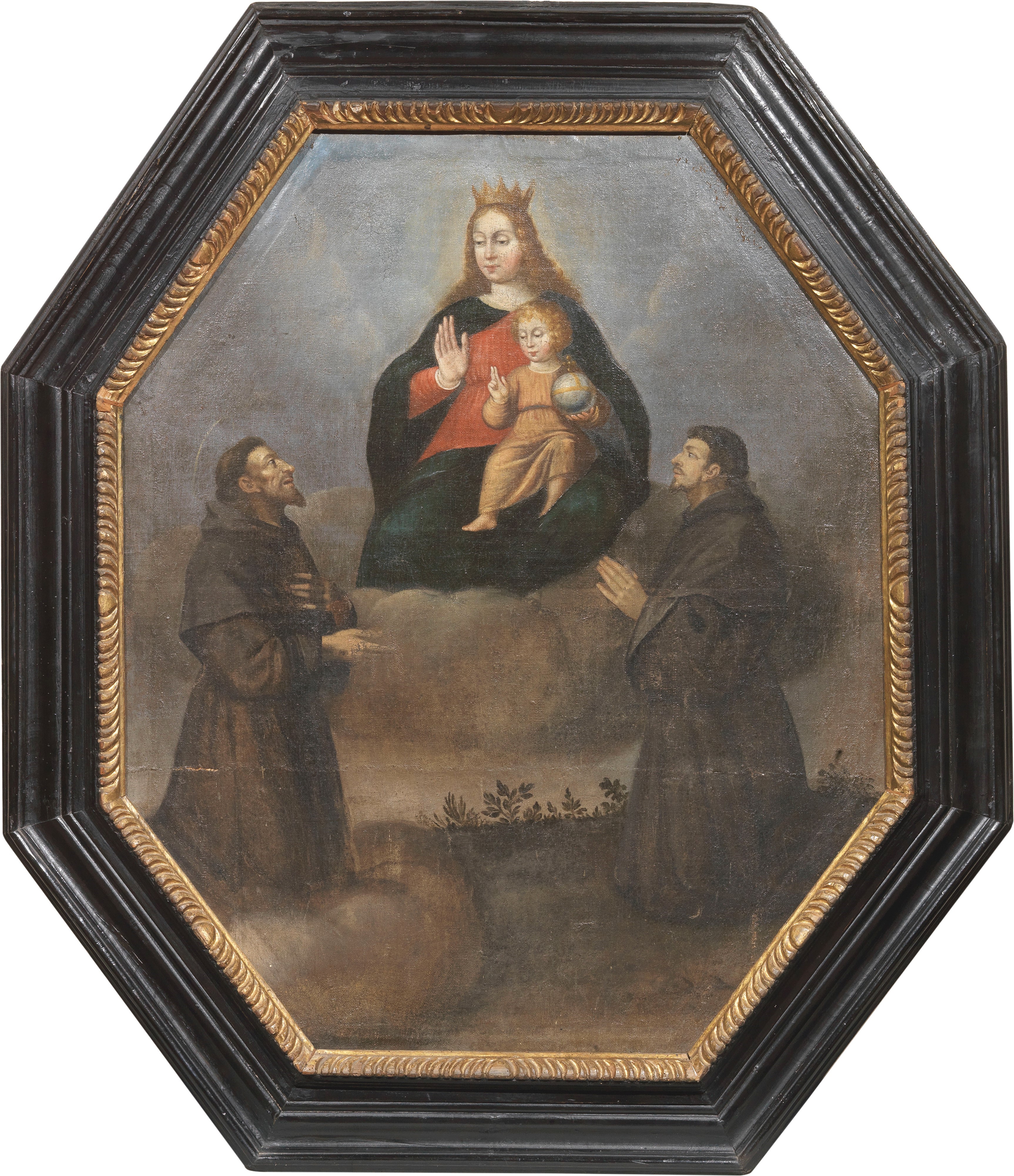 Scuola Emiliana del XVII Secolo - «sposalizio della Vergine» e «madonna Col Bambino e Due Santi F...