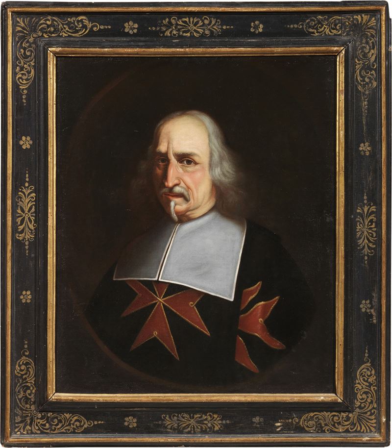 Maestro Toscano del XVII Secolo - Ritratto di Cavaliere di Malta