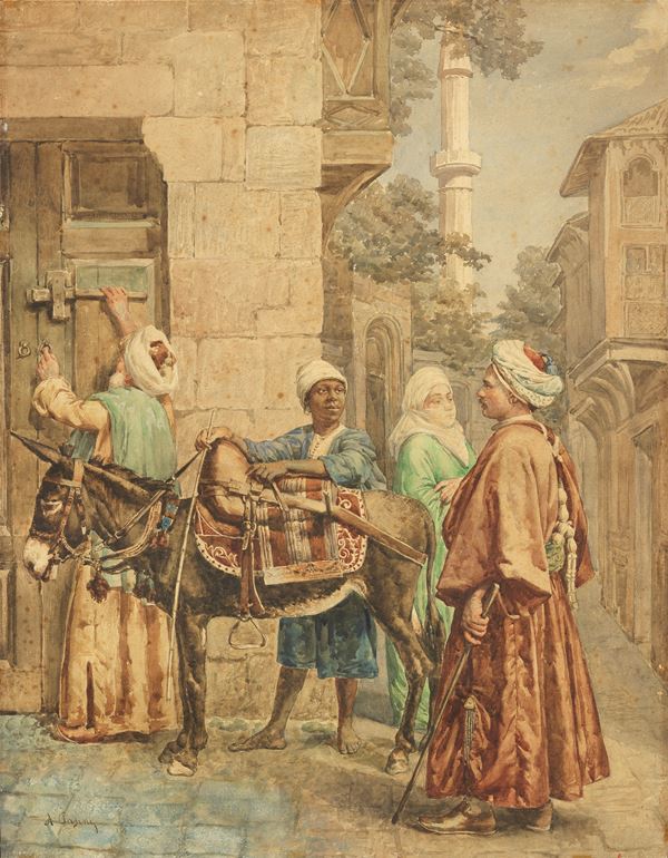 Ignoto del XIX secolo - Scena araba