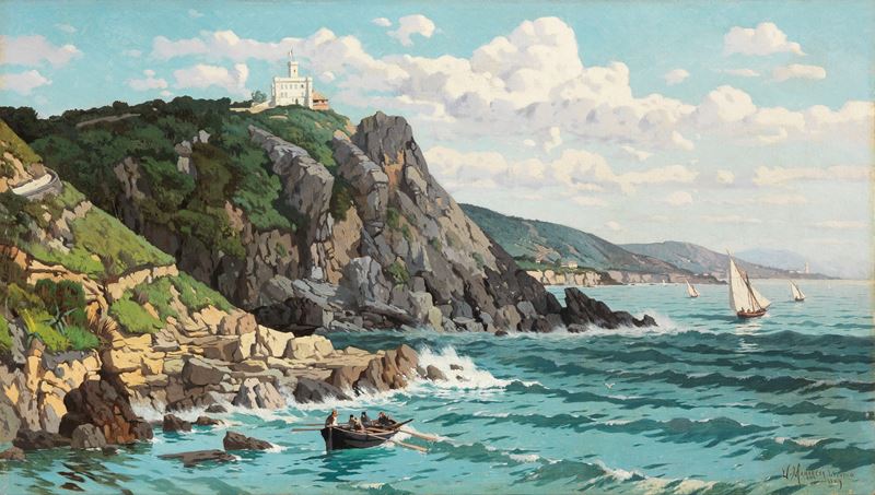 Ugo Manaresi - Mare Azzurro a Quercianella Sonnino