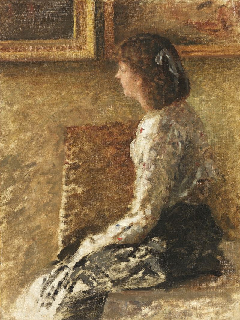 Daniele Ranzoni - Ragazza Seduta