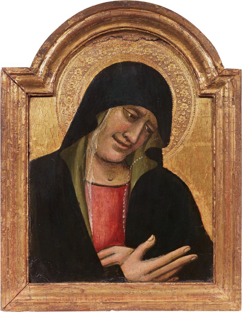 Lippo di Dalmasio degli Scannabecchi - «madonna» e «san Giovanni Evangelista»
