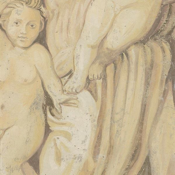 Ferruccio Ferrazzi : Allegoria (da Andrea Del Sarto)  - Affresco staccato su tela - Auction PARADE II - XIX AND XX CENTURY PAINTINGS AND SCULPTURES - Casa d'aste Farsettiarte