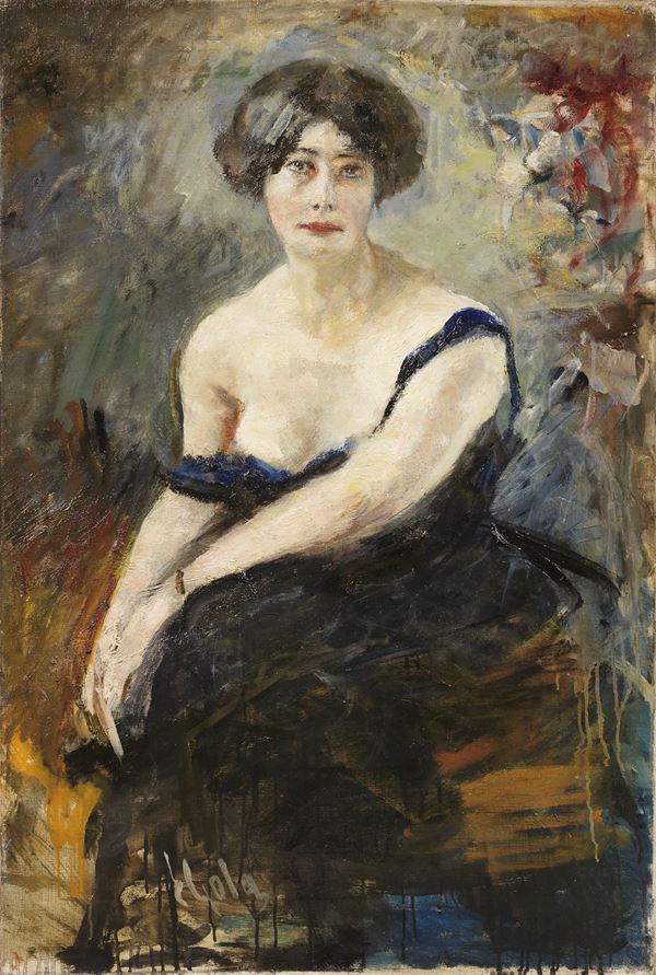 Emilio Gola - Ritratto femminile